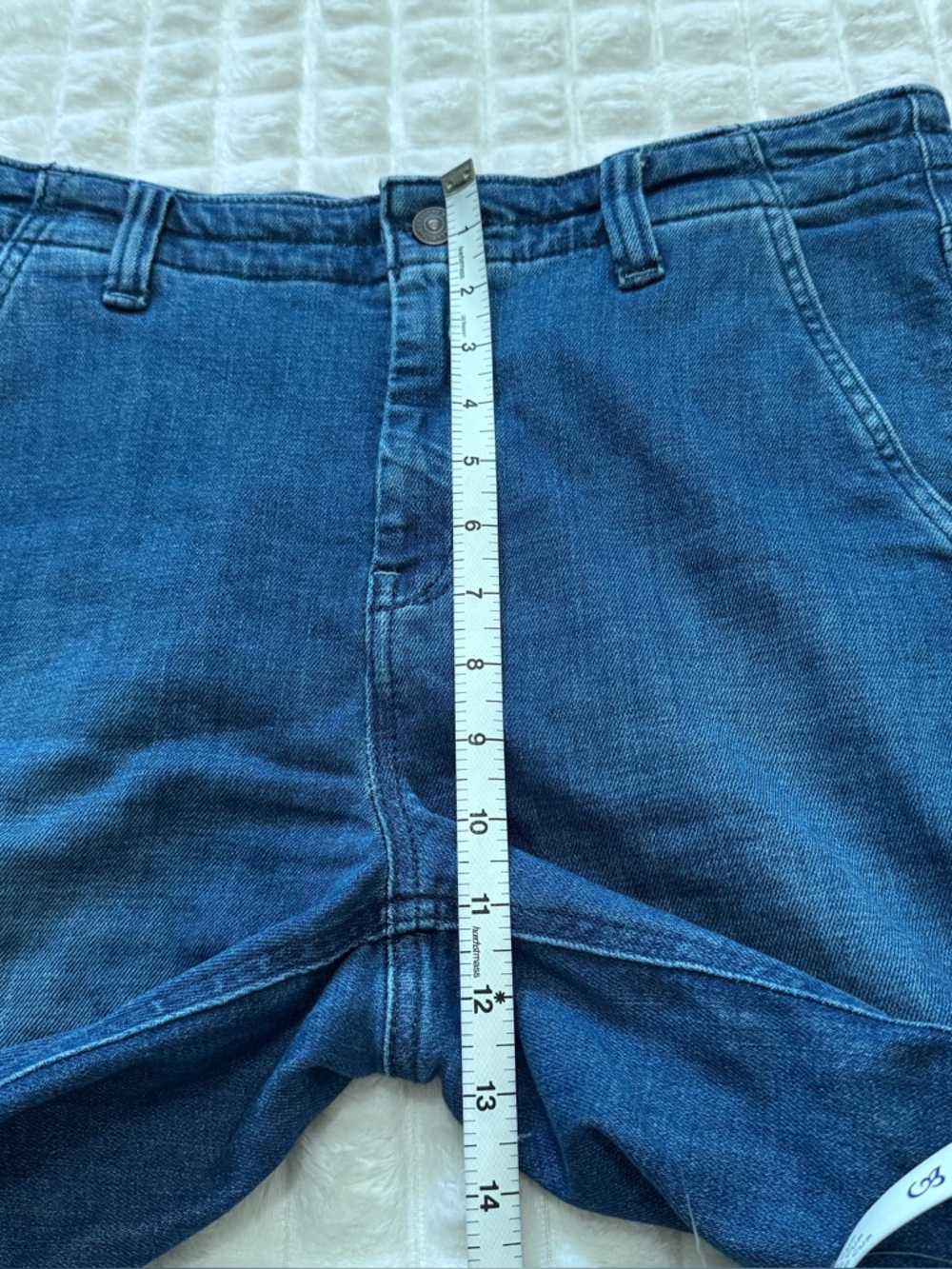We the Free People 30 Marque Flare Jeans in Kora Wash ~ High Waist Bell Bottoms - Picture 7 of 11